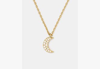 Kate Spade New York Youre A Gem Pave Moon Pendant