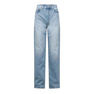 Replay Heren Rechte Jeans van Gerecycled Katoen (Blauw)