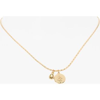Ettika Snake Coin Pendant Necklace in Peridot at Nordstrom Rack