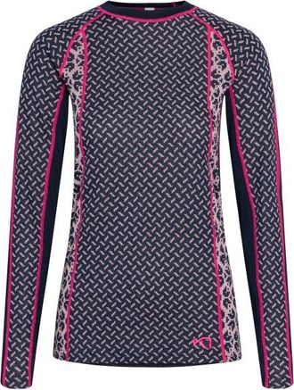 Kari Traa Lekker L/S Merinounterw&auml;sche f&uuml;r Damen | blau