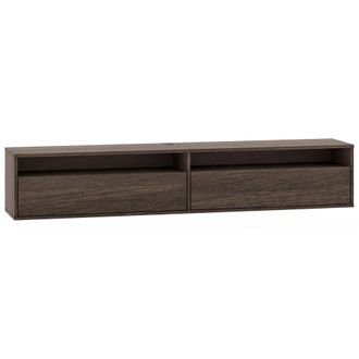 Selsey Selsey Heggers - Mueble Tv Con Dos Puertas Abatibles Y Huecos - 180 Cm