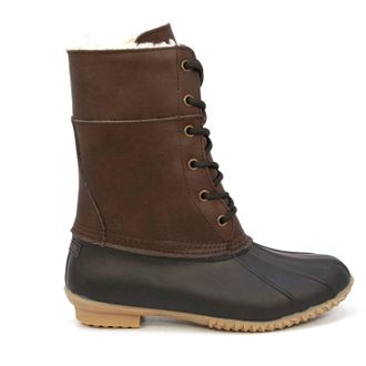 Northside Womens Carrington Waterproof Duck Boot In Dark Brown