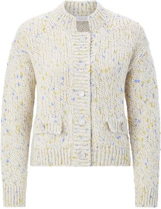 Rich & Royal C&aacute;rdigan de Hilo Boucl&eacute; Boxy - Knitwear - Mujer - Multicolor - L