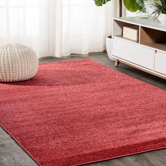 Jonathan Y Designs Haze Solid Low-Pile Area Rug