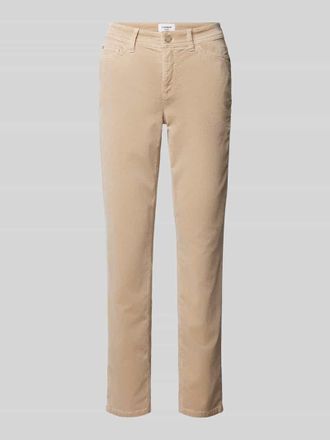 Cambio Cambio Slim Fit Cordhose im 5-Pocket-Design Modell PIPPER in Sand, Größe 46