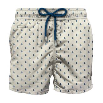 MC2 Saint Barth Beachwear, male, White, Size: XL Lighting Micro Fantasy Ultralight Swimsuit