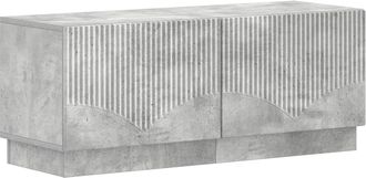 vidaXL Mueble De Tv Gris Hormig&oacute;n Madera De Ingenier&iacute;a Vidaxl