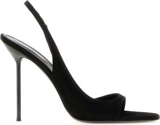 PARIS TEXAS Black Suede Lidia Heels