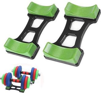 OEM Set Di 2 Supporti Per Manubri Da Pavimento, Antiusura, Per Allenamento A Casa