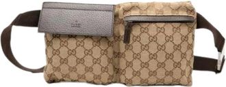 Gucci Pre-owned Belt Bags, male, Beige, Size: ONE SIZE Pre-owned Fanny Pack