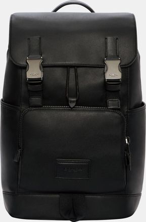 Coach Track Rugzak in Gladde Leren Tas