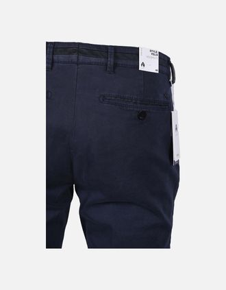 Brax Mens Brax Felix C Cotton Chino Blue - Size: 34