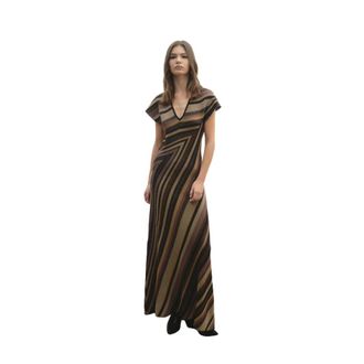 Akep Mujer, Vestidos, Marr&oacute;n, Talla: S
