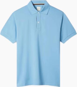 Paul Smith Mens Paul Smith STR Placket Polo Shirt 41 Blue - Size: 44
