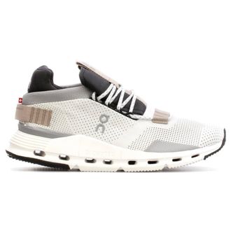 On Cloudnova Textile Synthetic Womens Low Top Trainers - White Sand - Size:UK 6.5