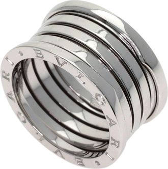 Bulgari White Gold (18K) Band Ring (Pre-Owned)