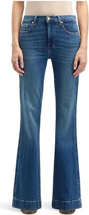 7 For All Mankind Dojo Tailorless Womens Jeans Retro Fade With : 32 32, Cotton/Denim/Elastane