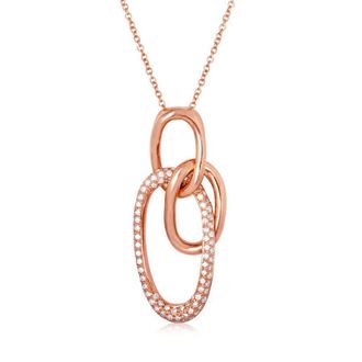 Le Vian Ladies LinkIng Necklaces set in 14K Strawberry Gold