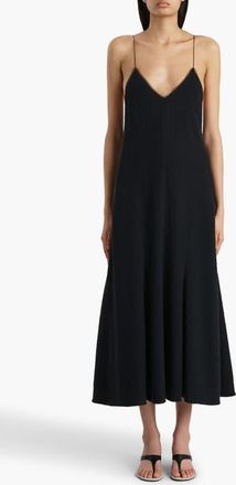 Khaite Iben Slipdress in Black at Nordstrom, Size 10