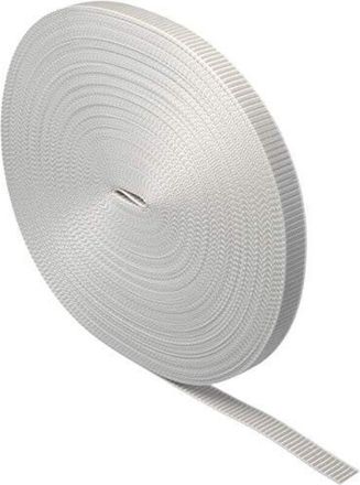 Schellenberg 11441 Cintino per tapparelle avvolgibili 23 mm x 50 m - sistema Maxi, cinghia tapparella grigio