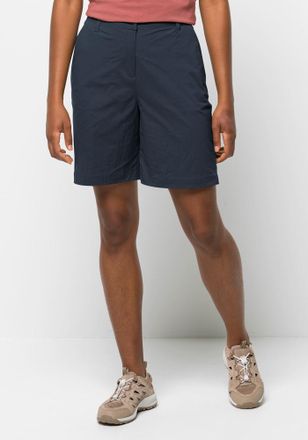 Jack Wolfskin Shorts JACK WOLFSKIN DESERT SHORTS W, Damen, Gr. 34, Normalgr&ouml;ssen, blau (night, blau), OBERSTOFF: 95% POLYAMID, 5% ELASTHAN. Futter: 65% POLYESTER, 3