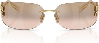 Miu Miu Sunglasses Mua51 S 5 Ak20 P Gold/Bronze Gradient Mirror Women