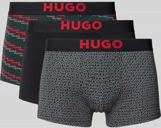 HUGO BOSS Trunks aus Baumwoll-Mix im 3er-Pack in Black, Größe XXL