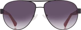 Guess Smoke Gradient Pilot Mens Sunglasses GF5048 01B 64