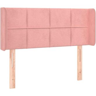 vidaXL Cabecero Con Led De Terciopelo Rosa 83x16x78/88 Cm Vidaxl