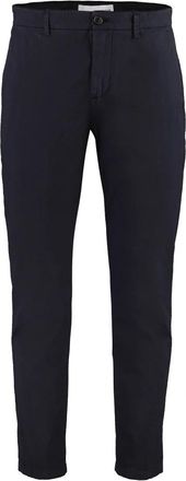 Department Five Stretch Katoenen Chino Broek met Zakken - Heren - Chinos - Blauw - W30 - Katoen - Broeken