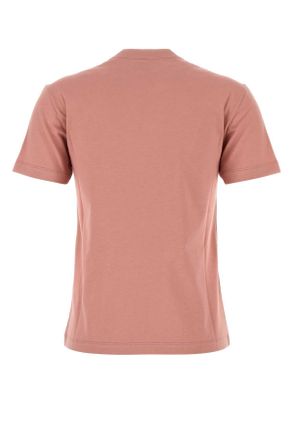 Fendi Womens Dark Pink Cotton T-Shirt Blush-25 Exterior