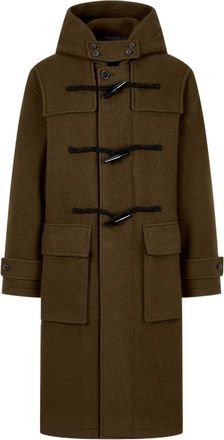 TOMBOY Boucl&eacute; duffeljas met capuchon - Bruin