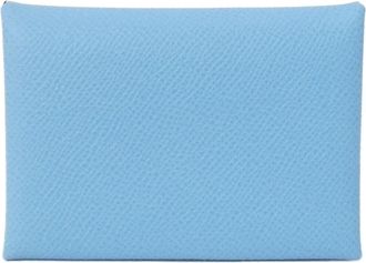 Herm&egrave;s Celeste Epsom Leather Coin Purse/Coin Case (Pre-Owned)