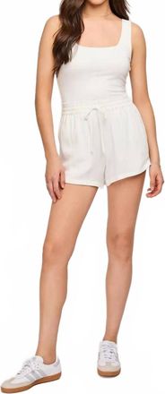 Gentle Fawn Suki Linen Short In White