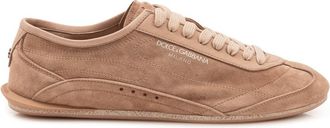 Dolce & Gabbana Brown Lace-up Sneakers
