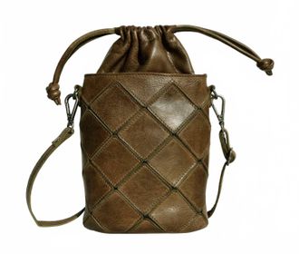 Latico Womens Leather Payne Crossbody Purse In Moss