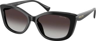Ralph Lauren Cat-eye Zonnebril - Dames - Zonnebrillen - Zwart - 56 MM - Accessoires