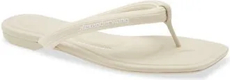 Alexander Wang Jenna Tubular Strap Flip Flop in Vanilla at Nordstrom, Size 11Us