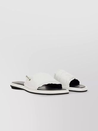 Premiata lamb leather slide sandals