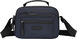 Generic Compatible For Mens Business Crossbody Bag - Multi compartment Design, Office and Leisure Shoulder(Dark blue)
