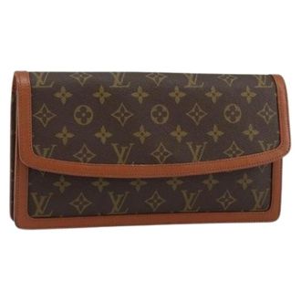 Louis Vuitton Pre-owned Clutches, female, Brown, Size: ONE SIZE Pre-owned Vintage Canvas Clutch