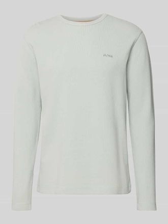 Boss Orange by Hugo Boss BOSS Orange Regular Fit Langarmshirt aus Baumwoll-Mix Modell TEMPESTO in Mint, Gr&ouml;&szlig;e XXXL