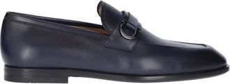 Ferragamo Gancini-Buckle Leather Loafers, Size 5.5