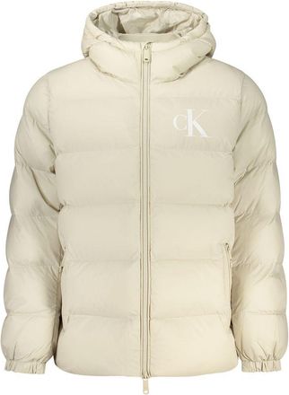 Calvin Klein Beige Nylon Mens Mens Jacket