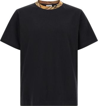 Burberry Black Crew Neck T-Shirt