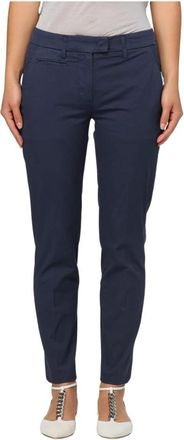 Dondup Slim-fit broek - Dames - Slim Fit Broeken - Blauw - W31 - Broeken