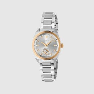Gucci Interlocking Watch, 29mm, Steel, Steel