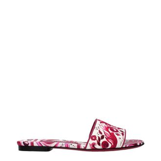 Dolce & Gabbana Dolce&Gabbana Hausschuhe und Clogs Damen Stoff Fuchsia