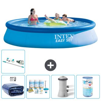 Intex Piscina Easy Set Redonda - 396x84 Cm - 7-piezas S30681