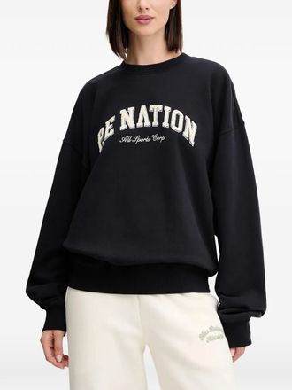 P.E Nation logo crew-neck sweatshirt - Blue